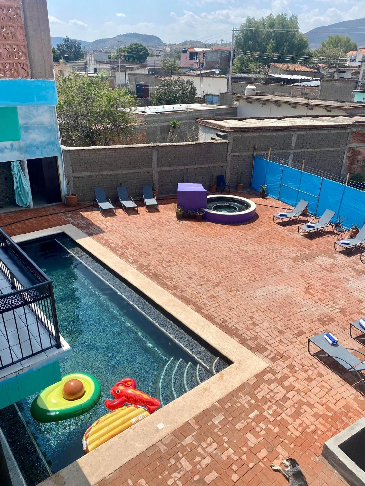 San Pablo Villa de Mitla Hierve El Agua Eco Hostel - Confetti Pool Club מראה חיצוני תמונה